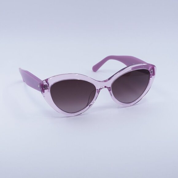 🕶️ New Kate Spade JUNI/G/S 0B3V HA Sunglasses - Violet Frame, Brown Lenses - Picture 1 of 11